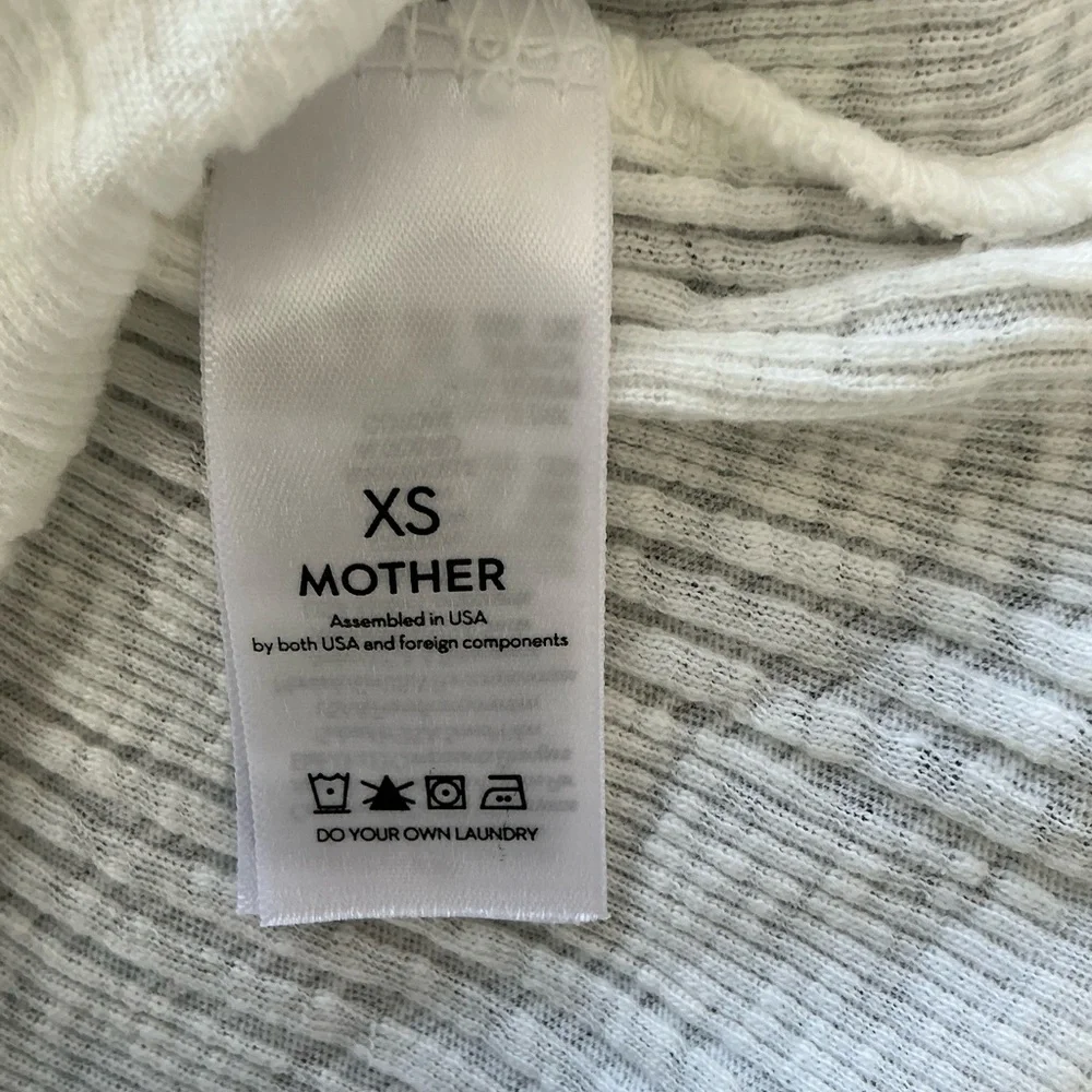 MOTHER Itty Bitty Ringer T-Shirt | Fluff | Size XS - Picture 9 of 11
